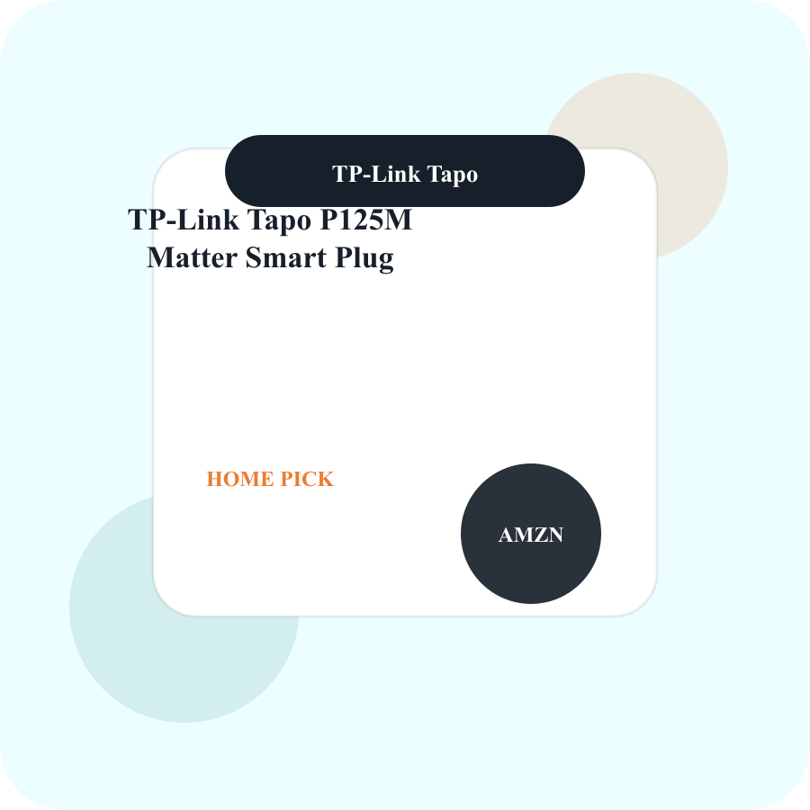 TP-Link Tapo P125M Matter Smart Plug